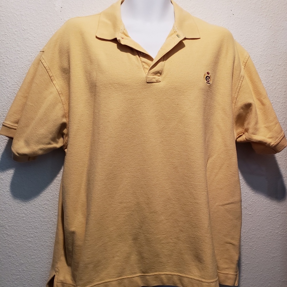 Alexander Julian Colours Men's XL polo style Yello